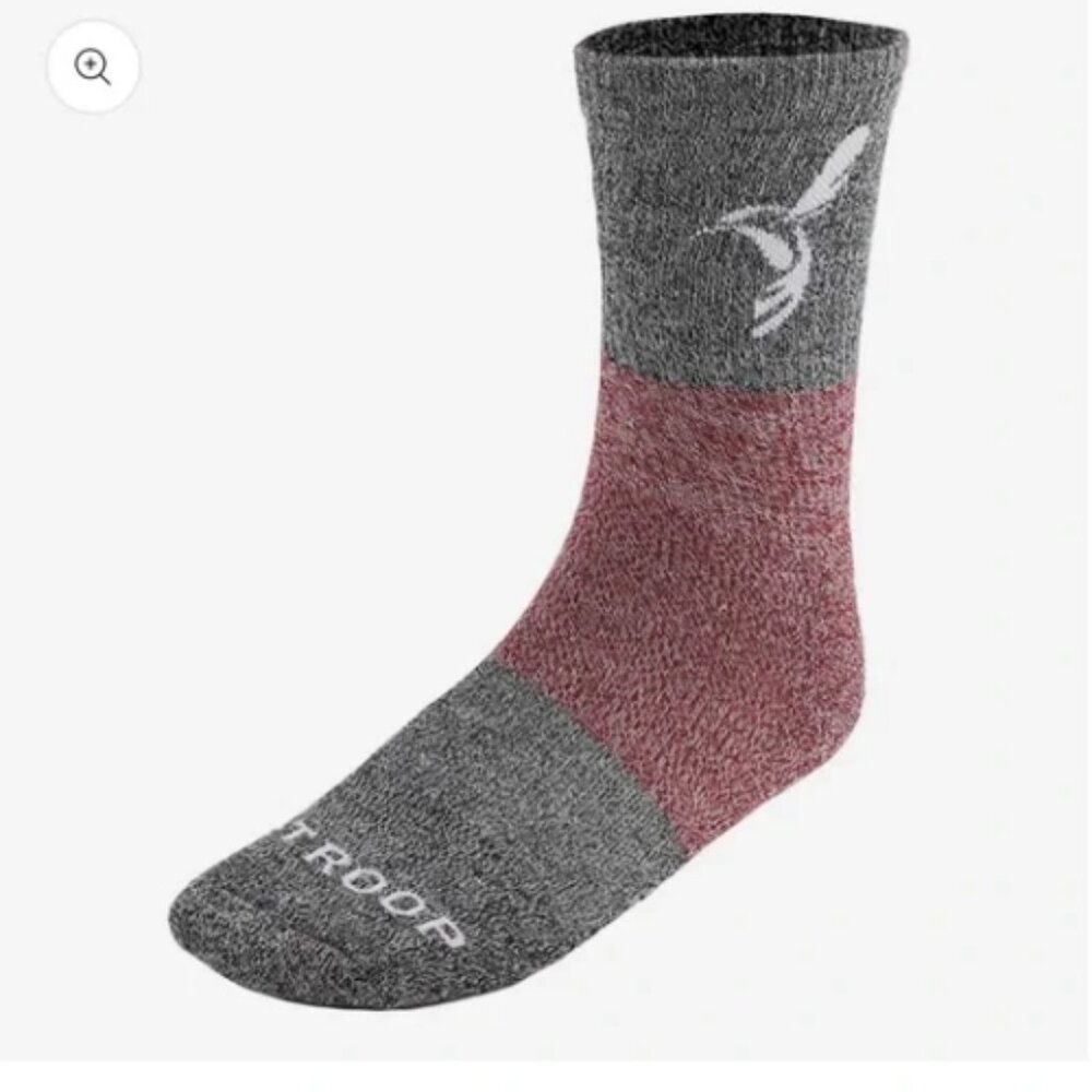 Troop, Women's Crew Sock Oxblood, comfy, new with tags,